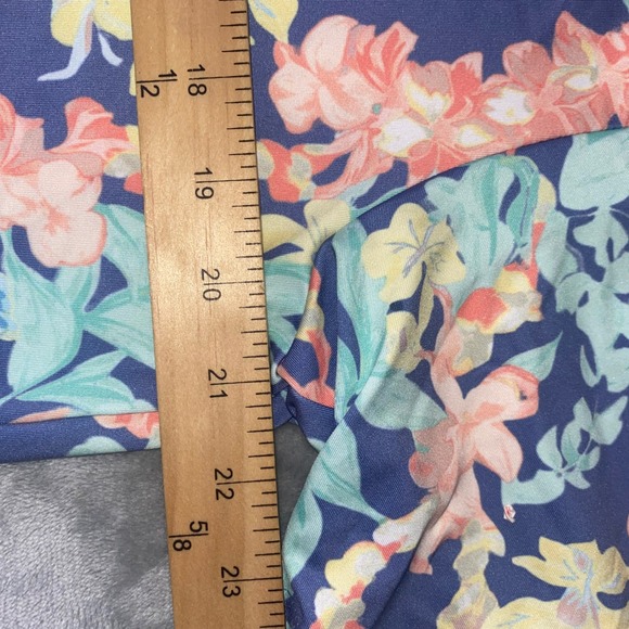 Bad Birdie Mens L Lei'd Polo Shirt Floral Aloha Golf Performance UPF 50 NWT - Picture 5 of 11